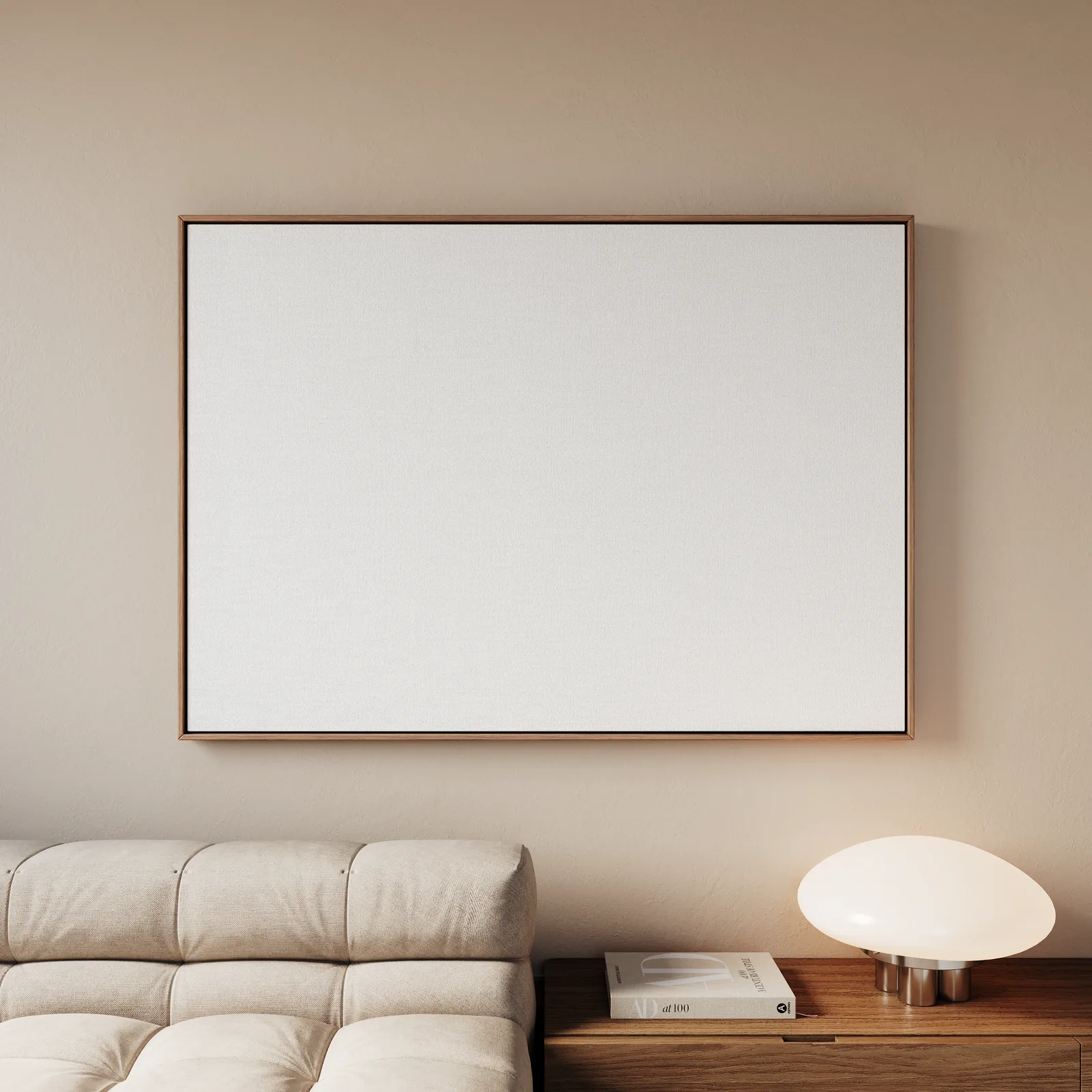 Bloeiende tak in een vaas op paars in een kamer